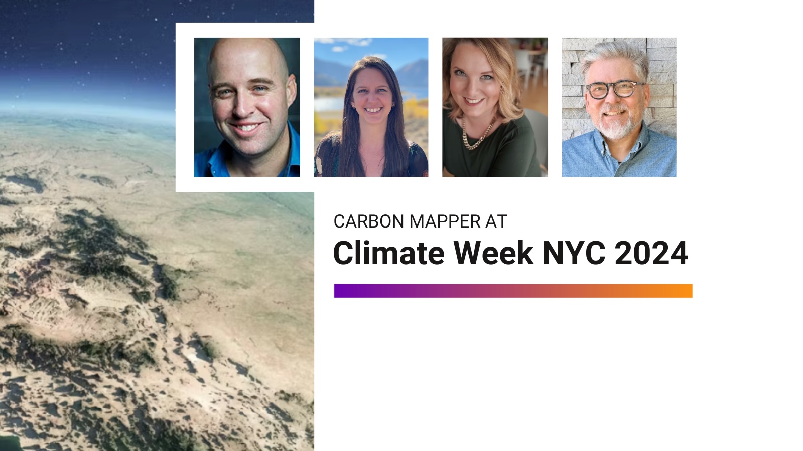 Carbon Mapper at Climate Week NYC 2024
